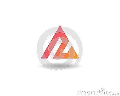 Triangle Logo vector Vector Illustration