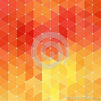 Triangle mosaic background. Vector Illustration