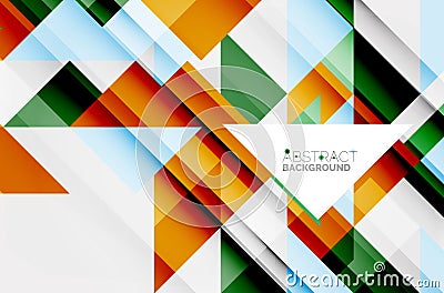 Triangle pattern design background Vector Illustration