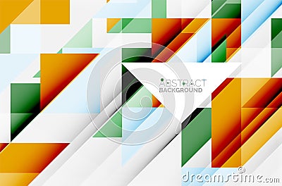 Triangle pattern design background Vector Illustration