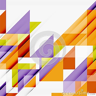 Triangle pattern design background Vector Illustration