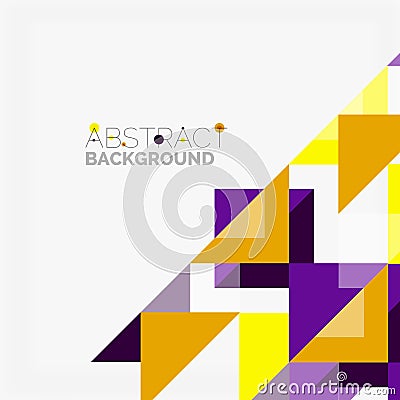 Triangle pattern design background Vector Illustration