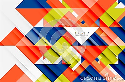 Triangle pattern design background Vector Illustration