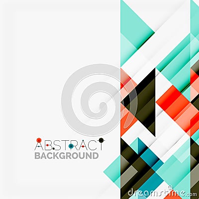 Triangle pattern design background Vector Illustration