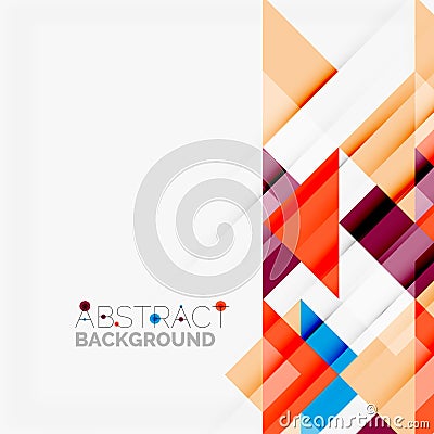 Triangle pattern design background Vector Illustration