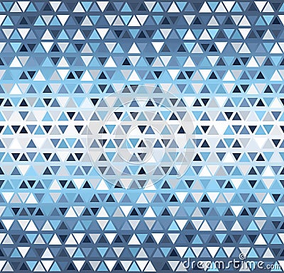 Triangle pattern. Seamless vector Vector Illustration