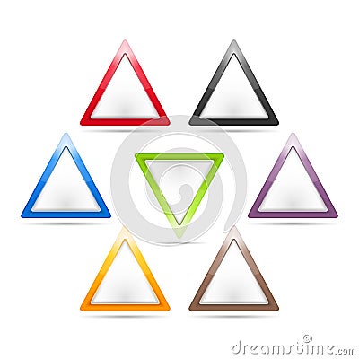 Triangle Signs Vector Illustration