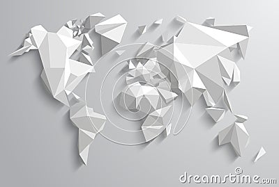 Triangle World Vector Illustration