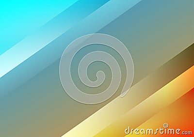 Abstract Blue and Yellow Gradient Background with Bright Diagonal Bands Stock Photo