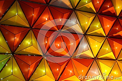 Triangles of light Stock Photo