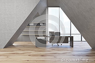 Triangular CEO office Stock Photo