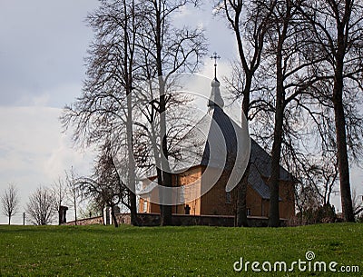 Triangular Church Stock Photo