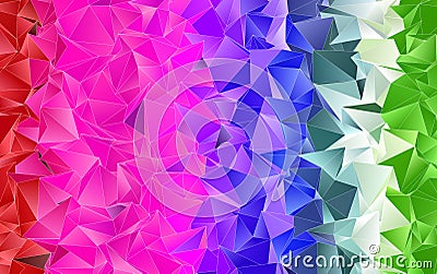 Triangular 3d, modern background Stock Photo