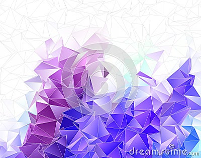 Triangular 3d, modern background Stock Photo
