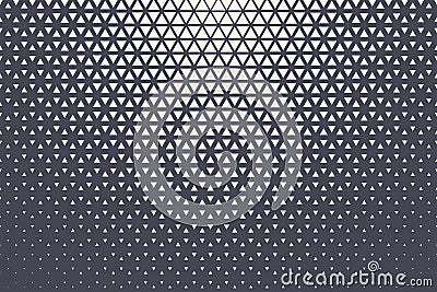 Triangular Halftone Texture Vector Geometric Technology Abstract Background Vector Illustration