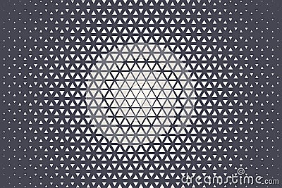 Triangular Halftone Texture Vector Geometric Technology Abstract Background Vector Illustration