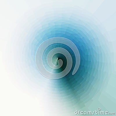 Triangular Pattern set in regular circle around middle point Stock Photo