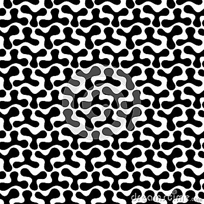 Triangular spots pattern seamless texture Stock Photo