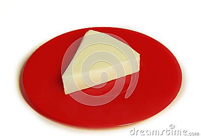 Triangular Spread Cheese Stock Photo