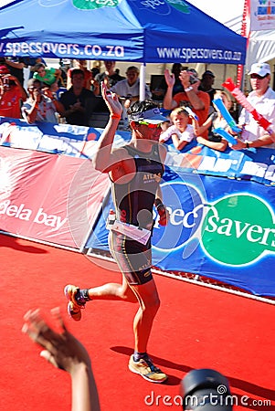 Triathlete Raynard Tissink Editorial Stock Photo