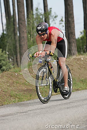 Triathlete Tuukka Miettine Editorial Stock Photo