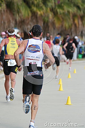 Triathlon Editorial Stock Photo