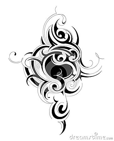 Tribal Art Tattoo Stock Images - Image: 21418504