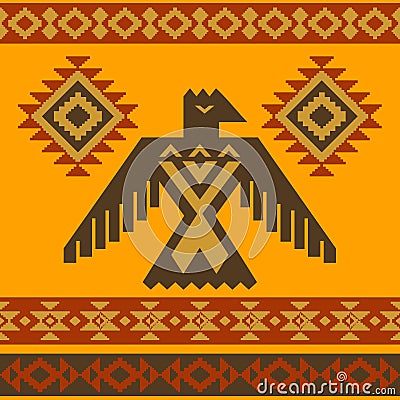 Tribal eagle vector illustration Vector Illustration