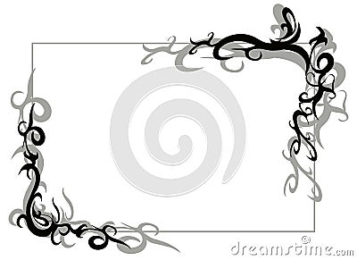 Tribal frame Vector Illustration