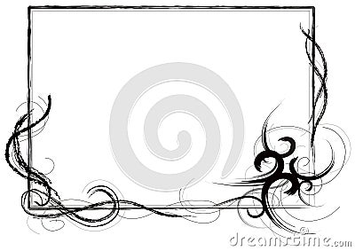 Tribal frame Vector Illustration