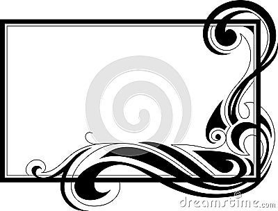 Tribal frame Vector Illustration