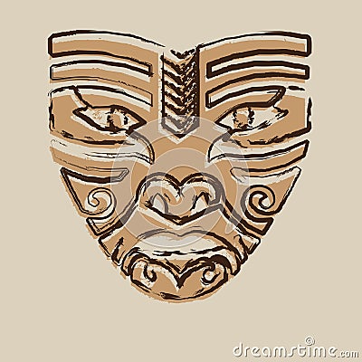 Tribal Mask Stock Photo