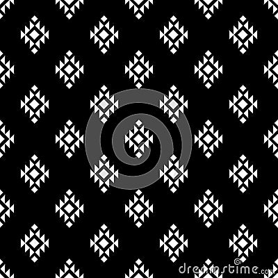Tribal seamless ethnic background stylish primitive geometric patterns trendy print modern abstract wallpaper with Vector Illustration