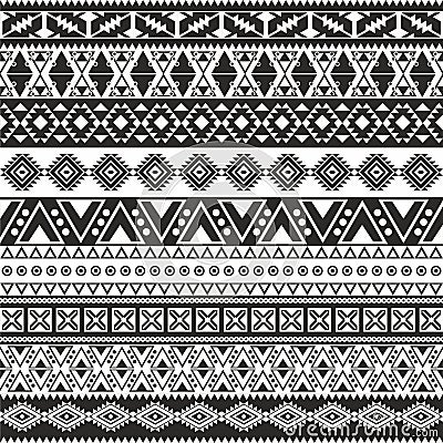 Tribal seamless pattern Vector Illustration