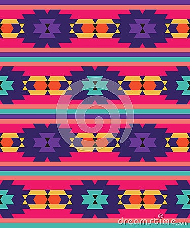 Tribal seamless pattern Vector Illustration