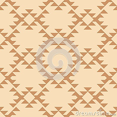 Tribal southwestern native american navajo seamless pattern Vector Illustration