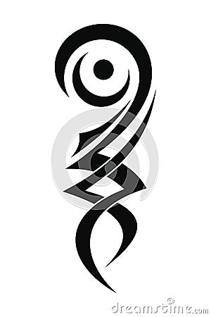 Tribal tattoo design Vector Illustration