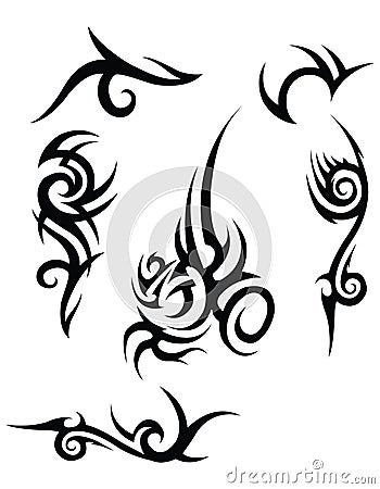 Tribal tattoo designs Vector Illustration