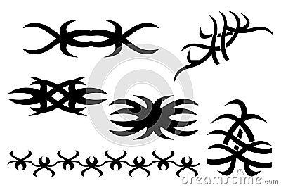 Tribal tattoos Cartoon Illustration