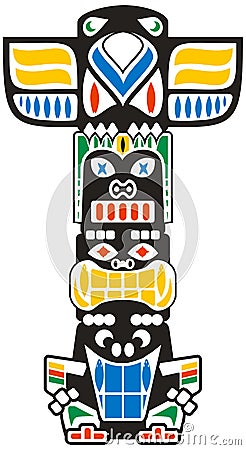 Tribal totem Stock Photo