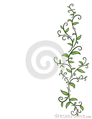 Tribal Vine With Leaves Stock Images - Image: 18421934