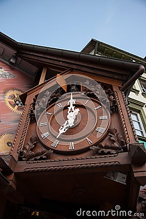 Triberg cuckoo clocks Stock Photo