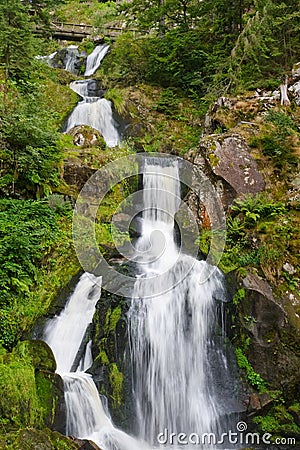 Triberg waterfalls, Germany Stock Photo