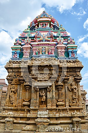 TRICHY, INDIA-14 Aug, 2021: Shri Ranganatha Swami Temple Editorial Stock Photo