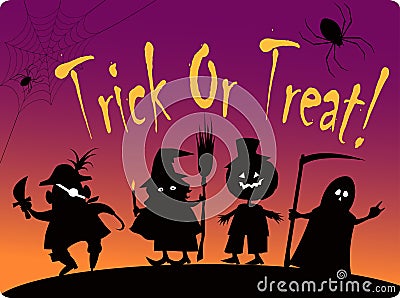 Trick or treat Vector Illustration