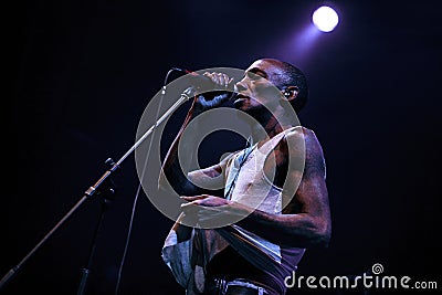 Tricky presents his album Skilled Mechanics in Russia Editorial Stock Photo