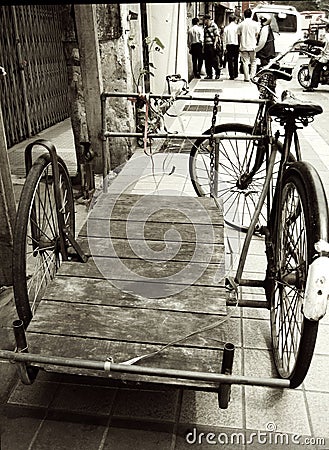 Tricycle Stock Photo