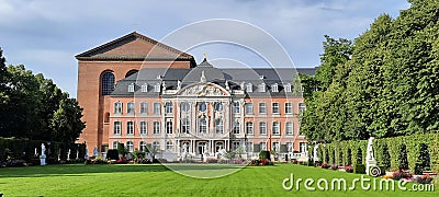 Trier Germany - Royal palace Philipp von Walderdorff - Rococo style Editorial Stock Photo