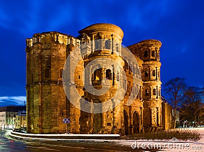 Trier: Porta Nigra Stock Photo