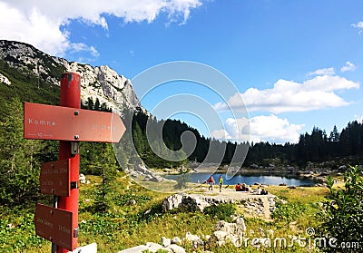 Triglav Lakes Valley, Slovenia Editorial Stock Photo